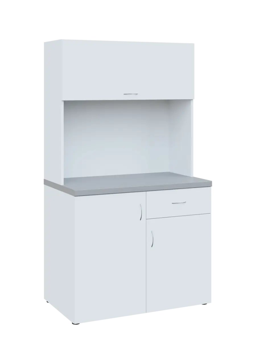 KUCH - SIMPLE 3 kuchyňka s výklopem (bez vybavení), 1800x1000x6000 mm, bílá